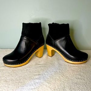 Swedish Hasbeens Shearling Bootie Size 37 (US Size 7)